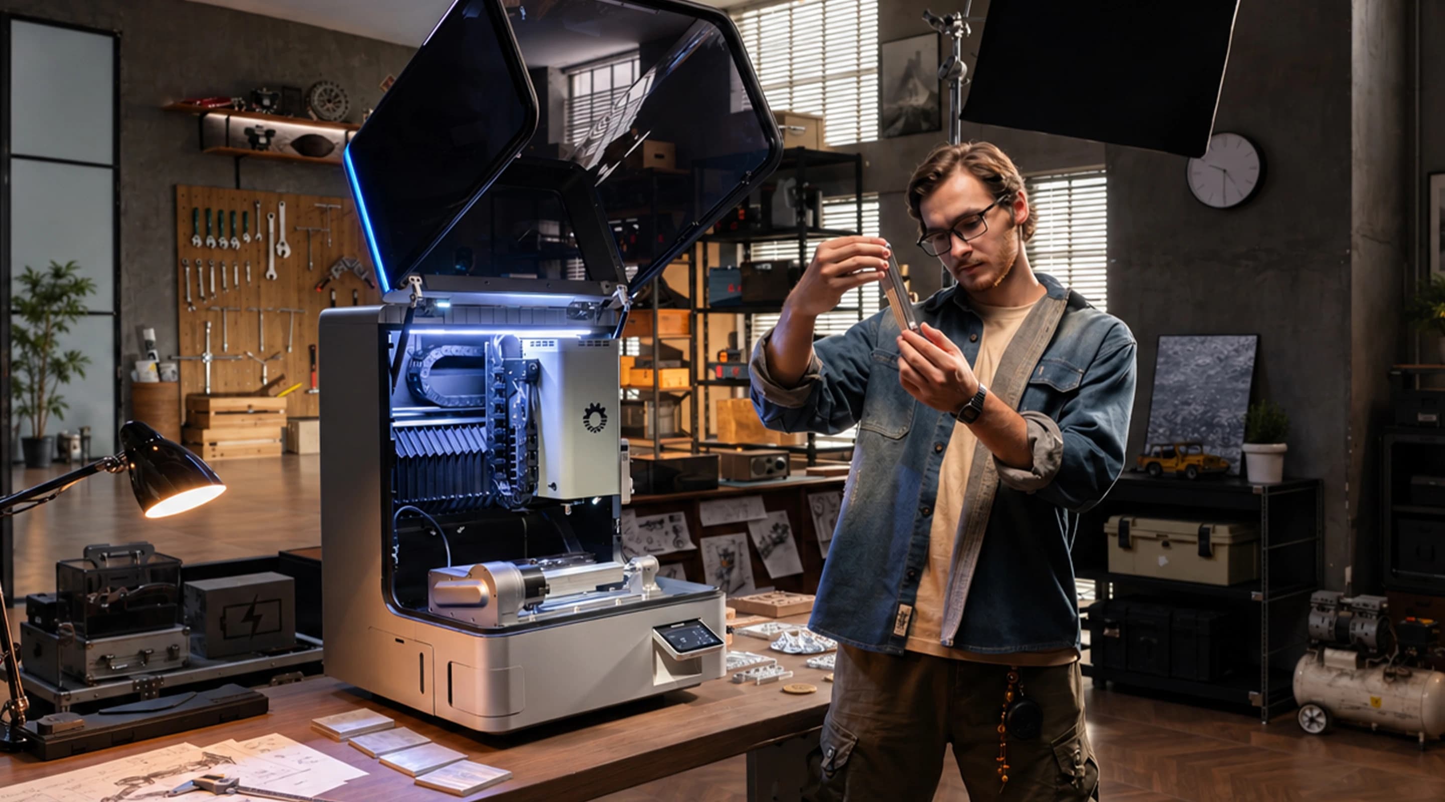 NestWorks C500 in a desktop workshop